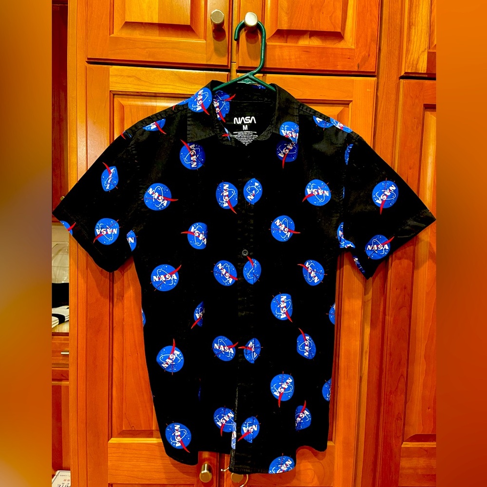 NASA men’s button down